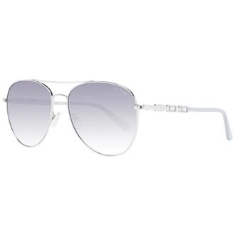 Guess Accessoires, Dames, Grijs, ONE Size, Grijze Vrouwen Aviator Zonnebril
