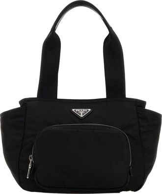 Prada Black Logo Small Tote