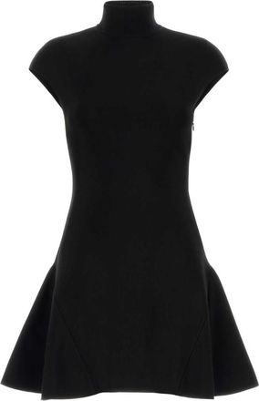 Givenchy Black Viscose Blend Mini Dress