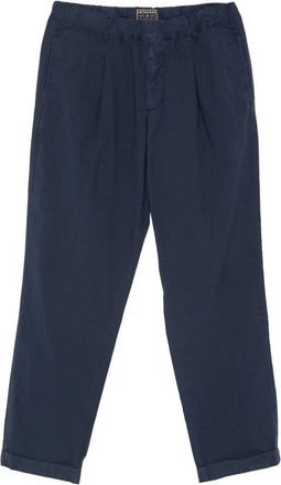 In The Box Broek met riemlussen - Heren - Vrijetijds broeken - Blauw - L - Katoen - Broeken