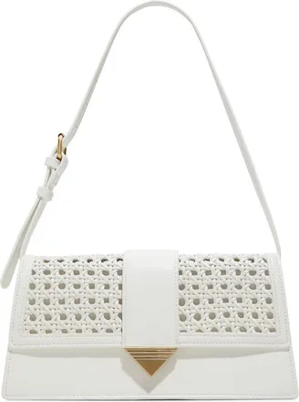 Aldo Zenith Faux Leather Shoulder Bag in Open White at Nordstrom