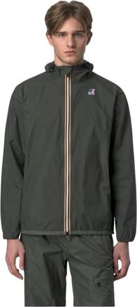 K-Way Claude Jacket - Heren - Zomerjassen - Groen - S - Polyester - Jassen