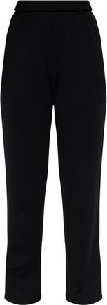 Max Mara Wool Broeken Feltre - Dames - Straight fit broeken - Zwart - M - Wol - Broeken