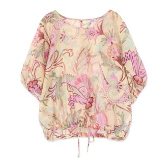 Oltre Dames, Blouses & Shirts, Roze, Maat: S/M Nylon