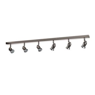 Netlighting Bomba 6 Light Spotlight Bar Aluminum in Grey