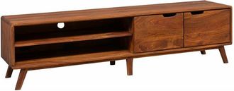 Massivmoebel24 mobile tv in legno di Sheesham / palissandro 180x40x48 Noce laccato malmö 2 122