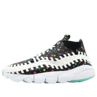 Nike x Atmos Air Footscape Woven Chukka Black White 443686-012