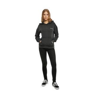 Urban Classics Dames/Dames Geborduurde Badstof Logo Hoodie (Zwart)