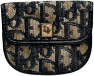 Dior Pre-owned Mini Bags, female, Beige, Size: ONE SIZE Pre-owned Leather Wallet