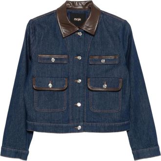 Maje Giacca denim - Blu