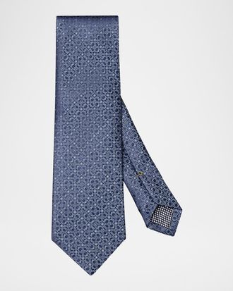 Eton Men & apos;s Floral Silk Tie
