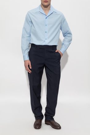 Fendi Classic Shirt, Mens, Blue