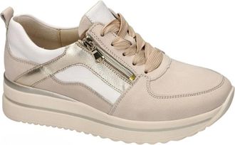 Waldl&auml;ufer K-Luana - Dames - Sneakers - Beige - 38 1/2 EU - Leer - Schoenen