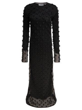 Max Mara Zwarte Polyester Jurk