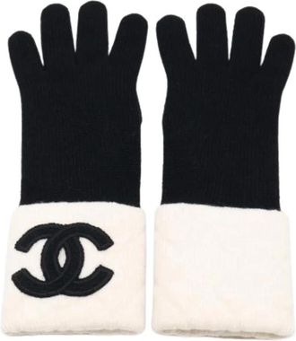 Chanel Pre-owned Vintage Warme Handschoenen - Dames - Vintage Accessoires - Veelkleurig - ONE Size - Vintage