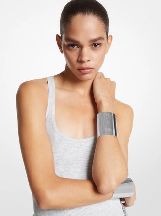 Michael Kors Precious Metal-Plated Brass Cuff