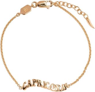 Missoma Capricorn zodiac-sign bracelet - women - Metal - One Size - Gold