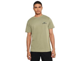 O'Neill Lineup Classic Short Sleeve T-Shirts Mens T Shirt Oil Green : 2XL, Cotton