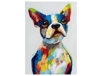 Schubiger M&ouml;bel Bild Lustiger Bunter Hund 1