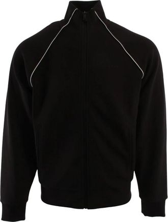 HUGO BOSS Training Jacket - Heren - Trainingsjackets - Zwart - M - Katoen - Fitness