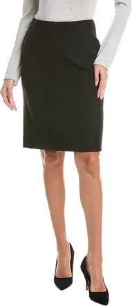 Oscar De La Renta Tweed Silk-Lined Wool-Blend Pencil Skirt