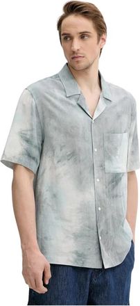 Iro Mp 18Nam Short Sleeve Shirt - Heren - Korte mouwen Overhemden - Grijs - S - Linnen - Overhemden