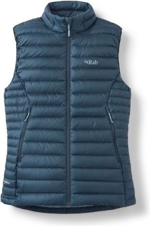RAB Microlight Vest Daunengilet f&uuml;r Damen | blau