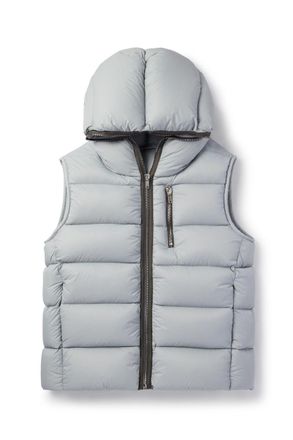 Rick Owens Quilted Nylon Hooded Down Gilet
