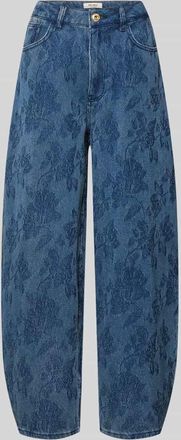 Mos Mosh Barrel Fit Jeans mit 5-Pocket-Design Modell Rosy in Jeansblau, Gr&ouml;&szlig;e 26
