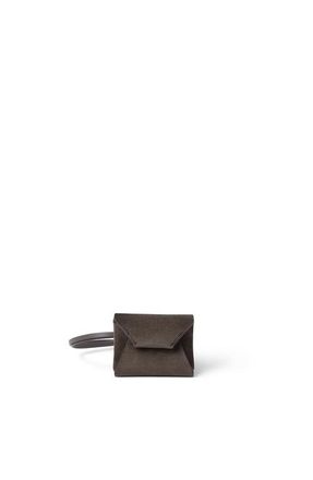 Brunello Cucinelli Suede bag charm in Rust Brown at Nordstrom