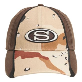 St&uuml;ssy S Oval Cap Desert Camo 1311235-DECA