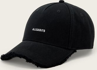 AllSaints Cotton London Frayed Baseball Cap, Size: One Size