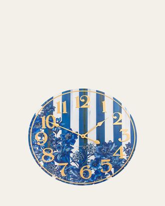 MacKenzie-Childs English Garden Outdoor Wall Clock