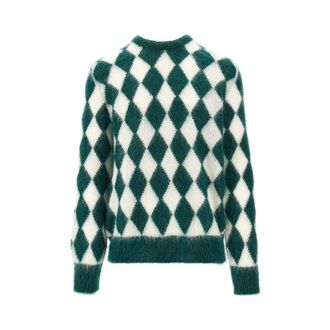 Amaranto Lozenge mohair blend sweater Man S