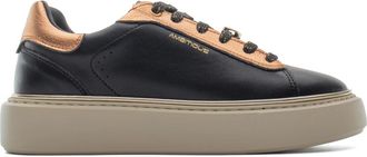 Ambitious Bozelady Low-Top Sneaker - Dames - Sneakers - Zwart - 38 EU - Leer - Schoenen