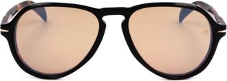 David Beckham Db 7079/S Classic Aviator Sunglasses