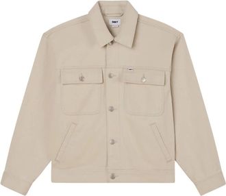 Obey Hombre, Chaquetas, Beige, Talla: L
