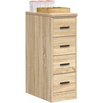 vidaXL Vidaxl - Armadietto da Garage Rovere Sonoma 30x51x85 cm