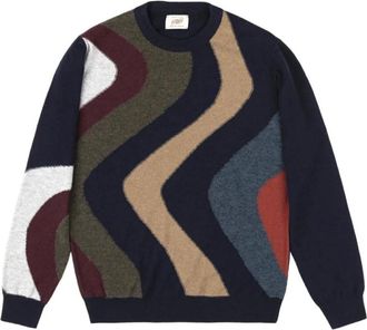 Bob Sweaters - Heren - Ronde hals truien - Veelkleurig - M - Truien & Vesten