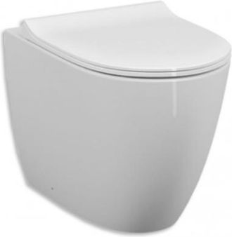 Vitra Wc A Ras De Pared Con Desag&uuml;e Transpuesto En Cer&aacute;mica Blanca Brillo Sento - Senza Coprivaso