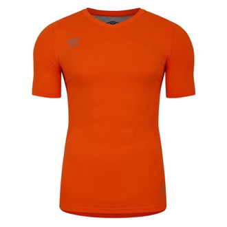 Umbro Unisex Elite V-hals Base Layer Top voor volwassenen (Schokkend Oranje)
