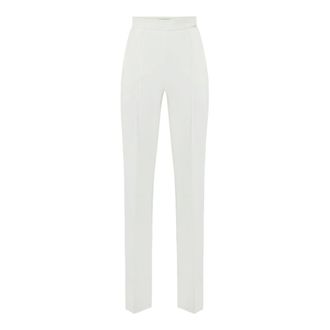 Elisabetta Franchi Dames, Broeken, Beige, Maat: XL Spandex