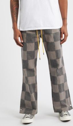 Diet Starts Monday Hopkins Check Check Drawstring Pants in Checkered Grey at Nordstrom, Size Xx-Large