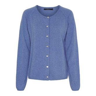BTF-CPH Btfcph - Cashmere Cardigan 50067 - Dames - Truien - Blauw - Maat: M Kasjmier