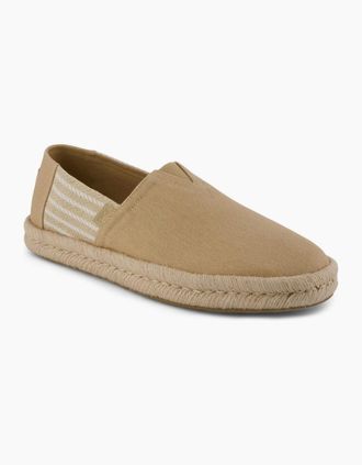 Toms Toms Mens Alpargata Rope 2.0 Mens Slip On Shoes - Oatmeal Synth - Size: 10