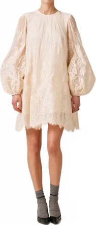 byTiMo Lace Mini Dress In Cream