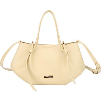 Mali + Lili Mini Lou Lou Vegan Leather Tote in Butter at Nordstrom
