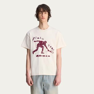adidas Originals ADIDAS Originals Unisex Brain Dead Tee - Ivory Cotton - Size X-Large