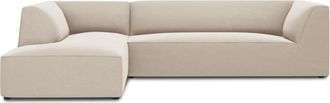 BLOOMINGLOFT 4-Sitzer Ecksofa Sao 273 x 180 cm mit Samtbezug / Eckteil links