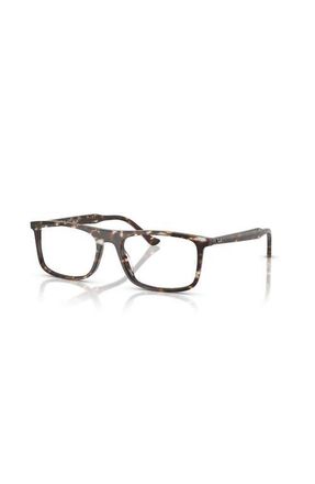 Ray-Ban 55mm Rectangle optical glasses in Yellow at Nordstrom